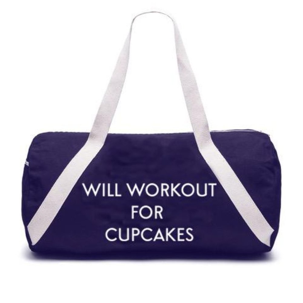 Duffle Type Gym Bag - Denim